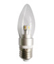 3000K LED E27 Candle Dimmable 4W Clear 300D 290lm Globe 3000K LED E27 Candle Dimmable 4W Clear 300D 290lm Globe